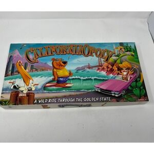 Californiaopoly‎ Board Game 1998 Global Games VTG Monopoly California